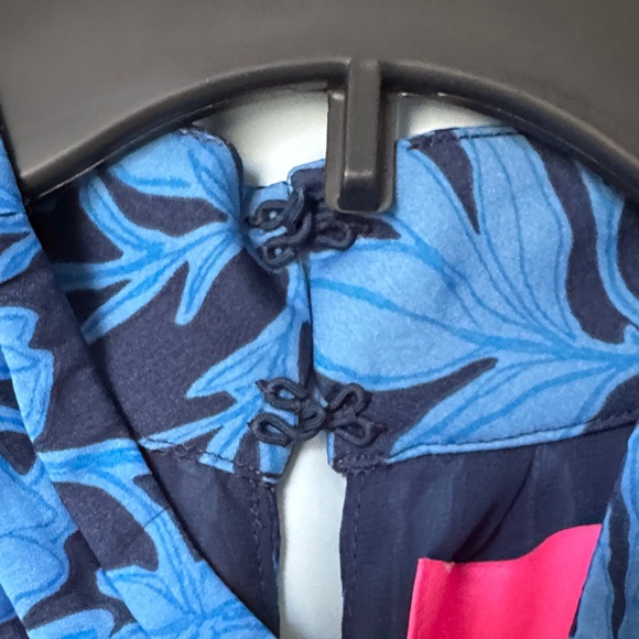 Lilly Pulitzer 12 Donita Floral Maxi Dress in Low Tide Navy Like New - Picture 5 of 11